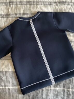 adidas Navy and Light Pink Crewneck Top